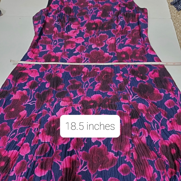 Oscar de la Renta Silk Floral Dress Size 10 - Picture 10 of 10